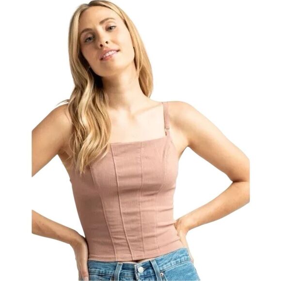 Intimately Free Back on Track Cami in Strawberry Roan - Picture 3 of 8